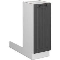 Vicco Unterschrank Fame-Line, Anthrazit/Weiß, 30 cm ohne Arbeitsplatte (1-St)