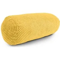 Amilian Nackenrolle 15x40 cm Nackenrollenbezug & Bettrolle - weiche Kissenrolle XXL, Kissen mit Bezug, Bettrolle mit abnehmbarem Bezug, abnehmbar, formstabil, waschbar 30°C