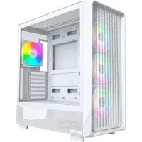 X5 , Tower-Gehäuse weiß, Tempered Glass