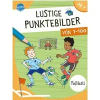 Lustige Punktebilder von 1-100. Fußball / Silke Reimers, Von Punkt-zu-Punkt-Rätselblock für Kinder ab 7 Jahren. Beschäftigung für Fußballfans