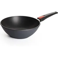 WOLL Wok Diamond Lite Wok, Aluminiumguss, abnehmbarer Griff, Induktion