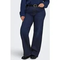 ONLY CARMAKOMA High-waist-Jeans CARTHUNDER HW WIDE DNM PIM536 NOOS Viskosemischung, High Waist