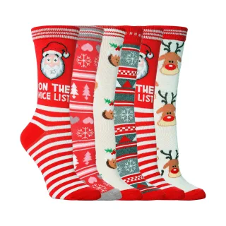 Damen Festliche Füße Weihnachts-Kniestrümpfe