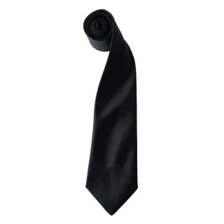 Premier - "Colours" Krawatte für Herren/Damen Unisex (Schwarz)