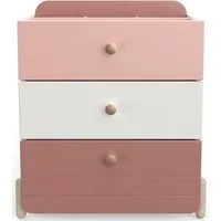 Demeyere GROUP Kombikommode Jade, Schublade mit Rollenauszügen, Runde Knopfgriffe mit Roségold-Finish