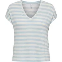 ONLY T-Shirt ONLLIRAN S/S V-NECK LOOSE TEE JRS