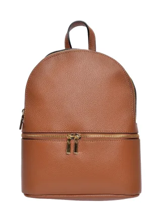 Isabella Rhea Braun Rindsledertasche