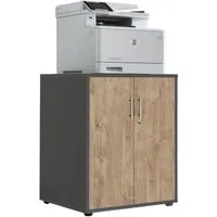 BMG Möbel Aktenschrank Druckerschrank Office Edition (geeignet für 3D Drucker und Office Drucker) Höhe 74 cm, optimale Ergänzung zu Schreibtischen