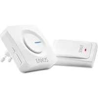 EAXUS Türklingel-Set Funkklingel Batterielos Funk Klingel Türglocke, 1 Empfänger, 36 Klingeltöne, (2-tlg), Kinetisch IP44 LED Anzeige