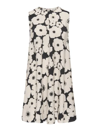 JDY - JDYTROYA BARBARA LIFE S/L DRESS WVN Black - Gr. - XS