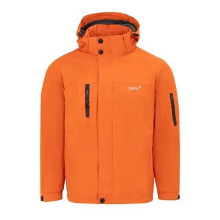 Gelert - Parka für Herren, mit Kapuze, Regulär (Orange)