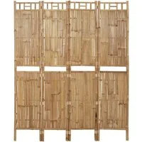 vidaXL Raumteiler 4-tlg. Raumteiler Bambus 160x180 cm, 1-tlg.