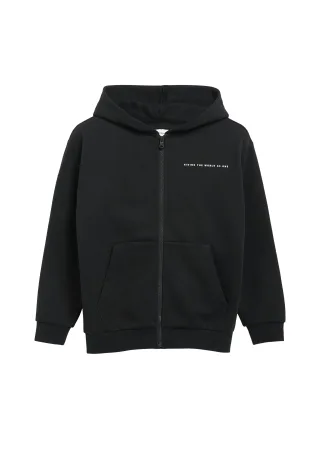 s.Oliver - Sweatshirt Jacke schwarz - Gr. - 176
