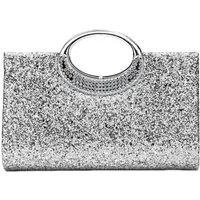nsihing Abendtasche Damen Clutch mit Pailletten, Abendtasche, abnehmbare Kette