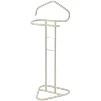 IDIMEX Herrendiener CAMILO, Stummer Diener Kleiderablage mit Hosenbügel aus Metall Beige
