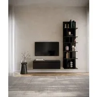Selsey TV-Schrank BEMMI Hängendes TV-Möbel mit Klappenfächern, 4 Breiten, matt, minimalistisch