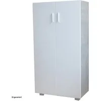 HTI-Living Kommode Kommode Thekla 2 türig Schrank Holzoptik (Stück, 1 St., 1 Kommode), Mehrzweckschrank 3 Fächer