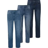 Stone Rich 5-Pocket-Jeans (Spar-Set, 3er-Pack) Strapazierfähiges Denim-Stretch-Gewebe mit dehnbarerm Komfortbund