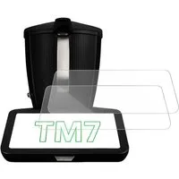 MSM Displayschutzglas 2x Schutzglas Panzerfolie für Vorwerk Thermomix TM7 Display 9H Full