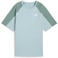 PUMA T-Shirt SPORT RELAXED TEE Kurzarm, Rundhalsausschnitt, mit Logo-Gummidruck, mit Paspelierung