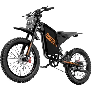 [EU DIRECT] BOPZIN Q8 Electric Dirt Bike HydraulicDisc Brakes 60V 35AH Battery 3000W Motor Recommended Top Speed 25KM/H