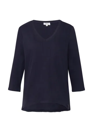 s.Oliver - T-Shirt blau - Gr. - 40