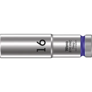 Wera 8790 HMC Deep Steckschlüsseleinsatz mit 1/2"-Antrieb Violett - 05004556001