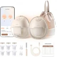 eufy Security Elektrische Milchpumpe Tragbare Milchpumpe mit Wärmefunktion, Discreet Pumping, Highly Efficient Output, Smart Pumping