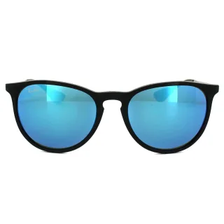 Lunettes De Soleil Ray-Ban Erika 4171 601/55 Miroir Bleu Noir & Gunmetal