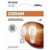 Osram KFZ-Ersatzleuchte Osram Signallampe W16W Original 2.0 2 Stück