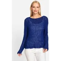 heine Strickpullover Pullover Langarm Bändchengarn