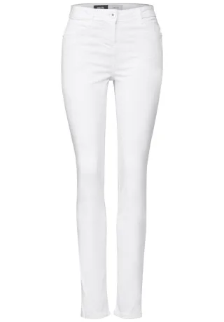 Cecil - Slim Fit Jeans weiß - Gr. - 34/28