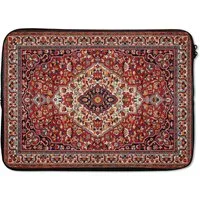 MuchoWow Laptop-Hülle Persische Teppiche - Teppiche - Muster - Rot 14 Zoll, Schutzhülle für Laptop, Schutz gegen Kratzern, Laptoptasche