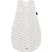Träumeland Babyschlafsack Sommerschlafsack LIEBMICH TENCEL™, Design weiß mit grauen Sternen (1 tlg)