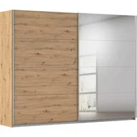 OTTO home Schwebetürenschrank Kleiderschrank Schrank Garderobe Schlafzimmerschrank THANOS (3 verschiedene Ausstattungen BASIC/CLASSIC/PREMIUM (inkl. SOFT-CLOSE) Optional mit Spiegel, Metall-Griffleisten alufarben MADE IN GERMANY