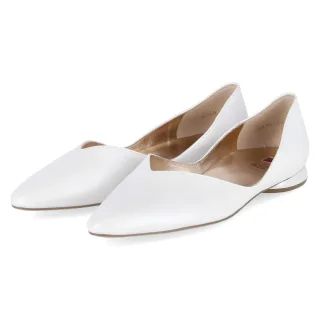 Högl Ballerinas  Weiß - Gr. 4½ -  Echt Leder