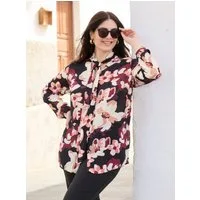 Sheego Klassische Bluse Langarm-Bluse Langarm