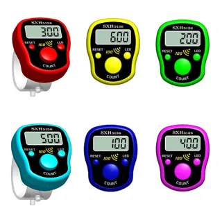 Mini Stitch Marker Row Finger Counter LCD Display Electronic Digital Counter
