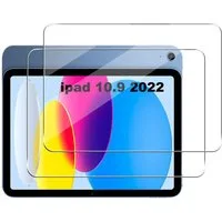ibettertec Schutzfolie Panzerglas für iPad 10. Generation 2022, Displayschutz, (9H Härte 2.5D [Hohe Auflösung][Anti-Bläschen][Anti-Kratzen), Schutzfolie Kompatibel mit iPad 10. Generation 10,9 Zoll