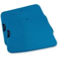 ELEXACLEAN Abtropfmatte Mikrofaser Geschirr Abtropfmatte für Spüle, (2er Set, 44x41 cm) Schutz für Küche und Spüle