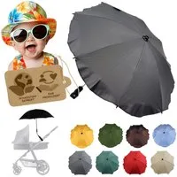 BambiniWelt by Rafael K. Kinderwagen-Sonnenschutzhülle Sonnenschirm Sonnenschutz für Kinderwagen Buggy Jogger universal UV50+, UV 50+ Schutz