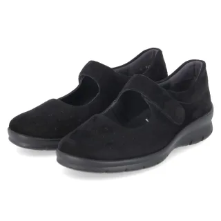 Semler Spangenballerinas XENIA Schwarz - Gr. 37,5 -  Textil