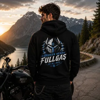 Broken Head Fullgas Viking Hoodie