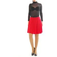 YESET Midirock Swing Rock Midi hohe Taille Falten-Rock Gummibund Skirt maxi Midirock schwingend