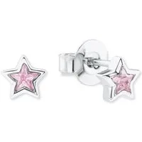 Prinzessin Lillifee Paar Ohrstecker Stern, mit Zirkonia (synth)