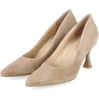 Paul Green Paul Green 3859-029 Damen Rauleder beige Keilpumps
