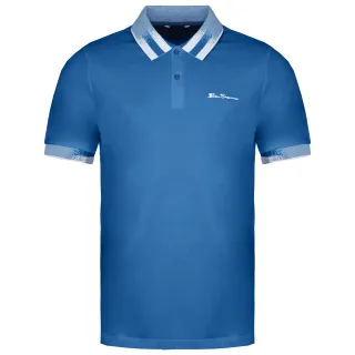 Ben Sherman Kragen Interesse Herrenblau Polo -Hemd
