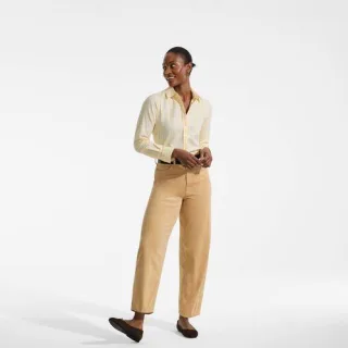 Lange leichte Flanellbluse für Damen in Petite-Größe, Damen, size: petite, Blau, by Lands' End