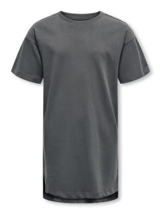 KIDS ONLY - KOGJILLI LIFE S/S SLIT DRESS JRS blackened pearl - Gr. - 164