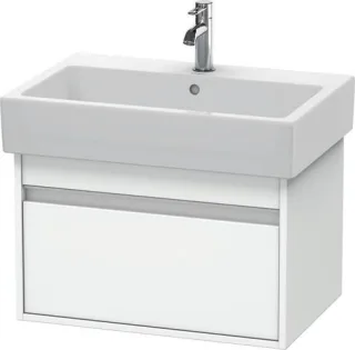 Duravit Ketho Waschtischunterbau wandhängend Weiß Matt 650x440x410 mm - KT668401818 KT668401818